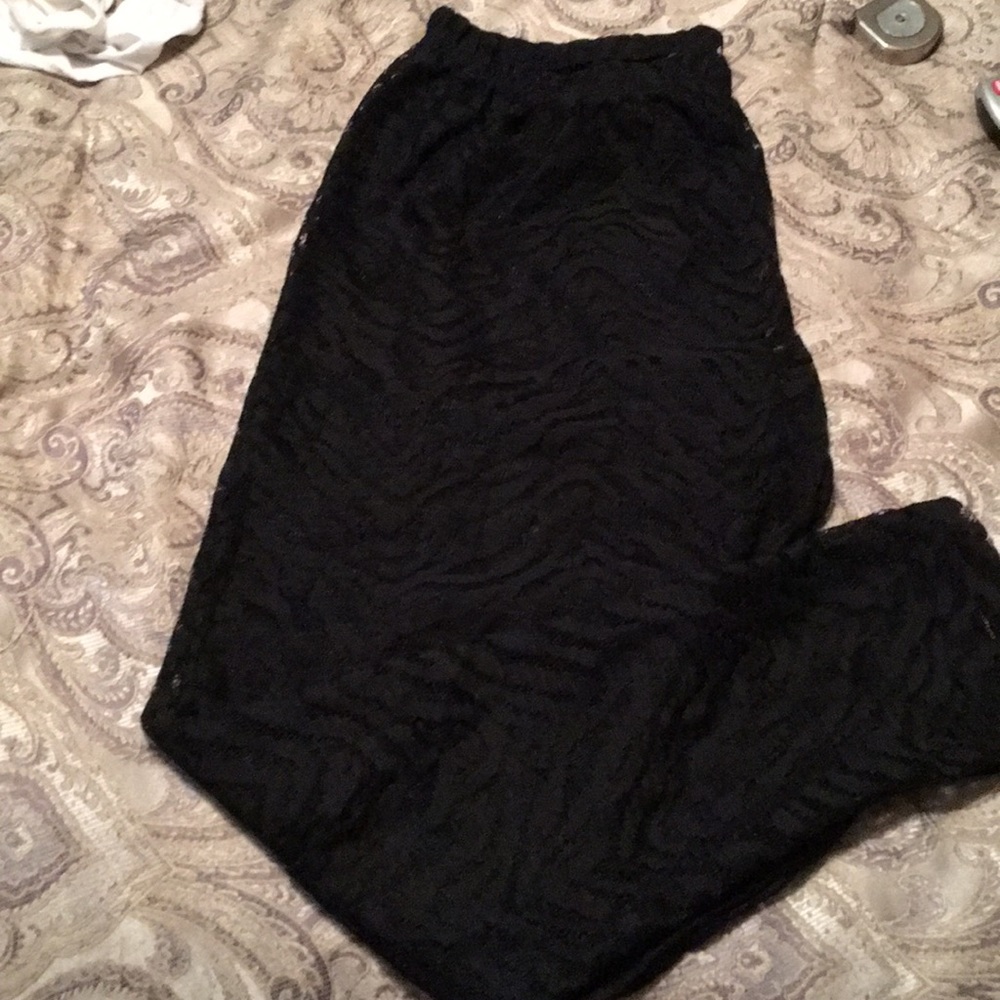 Lace leggings